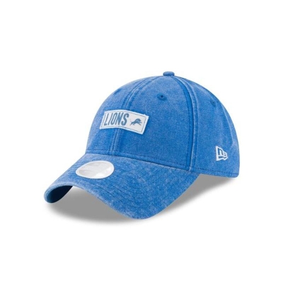 Detroit Lions Gorra | New Era NFL Rugged Tag 9twenty Adjustable Cap Mexico - Azules